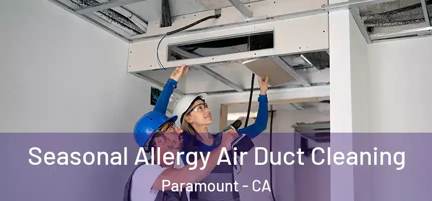 Seasonal Allergy Air Duct Cleaning Paramount - CA